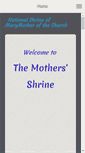 Mobile Screenshot of mothersshrine.com